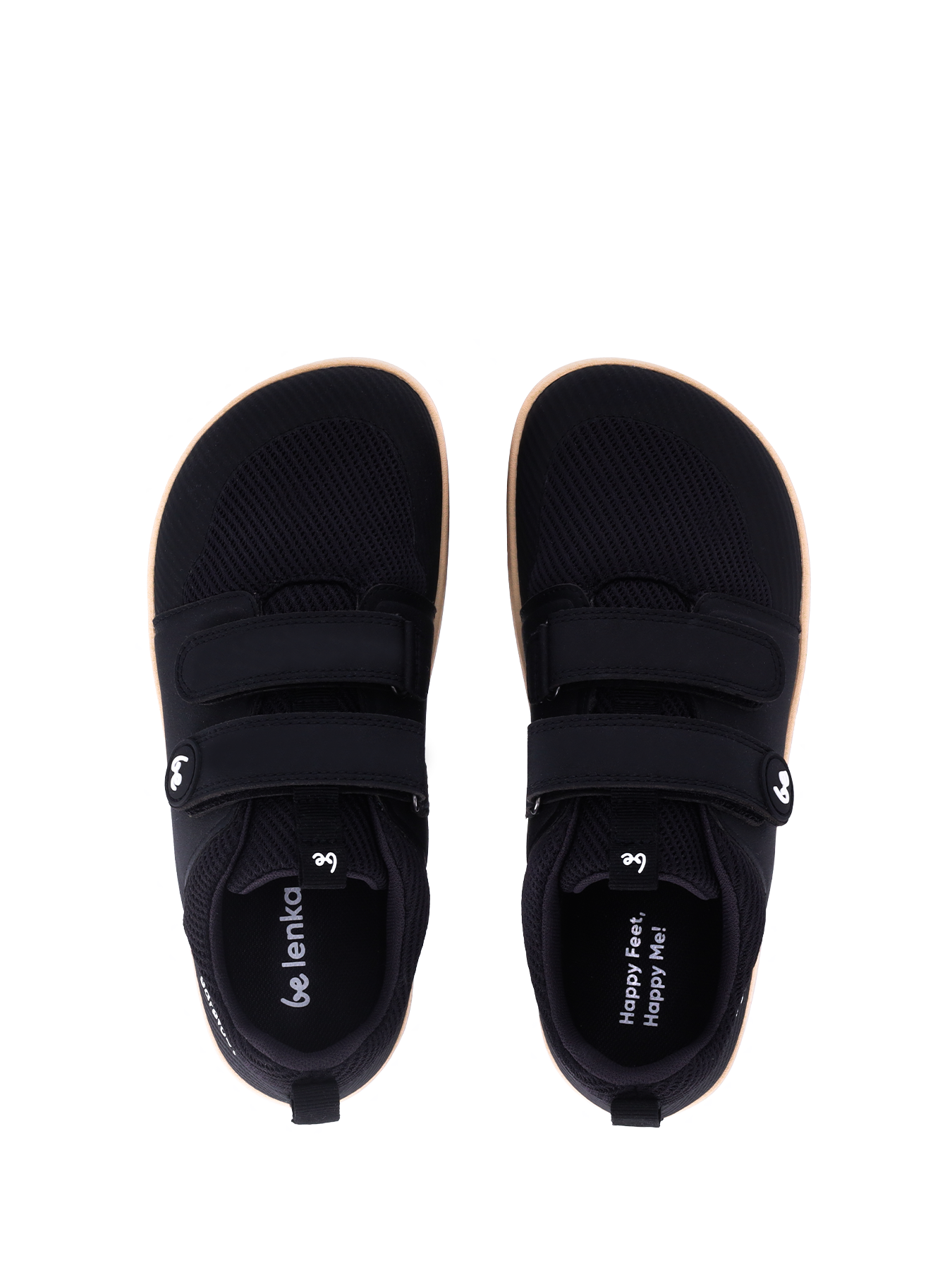 Be Lenka Kids - Bounty Junior Black - Zapatillas barefoot-Be Lenka-Cacles Barefoot-Tienda de calzado barefoot respetuoso minimalista