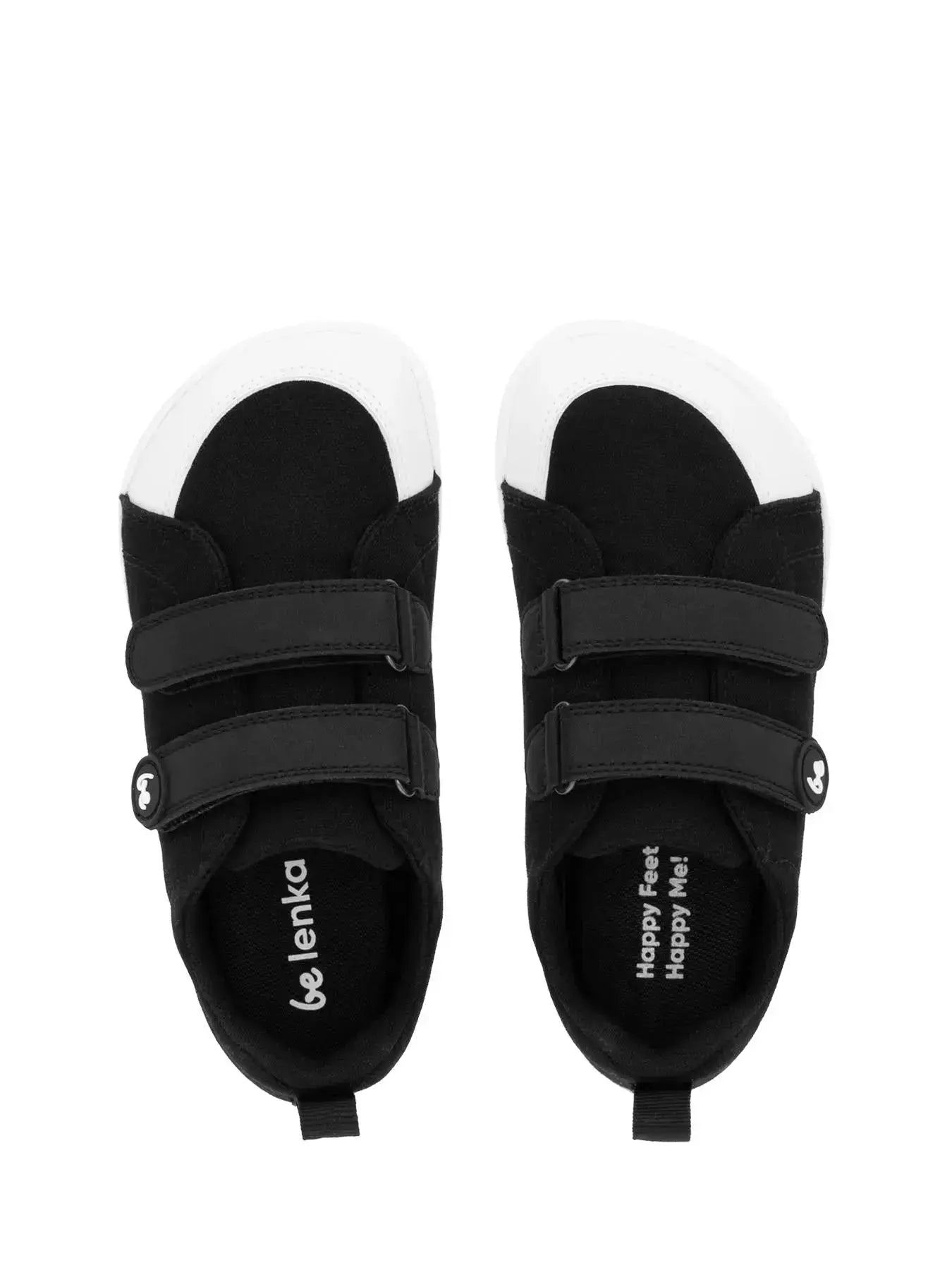 Be Lenka Kids - Canvi Preschool Black & White - Zapatillas barefoot