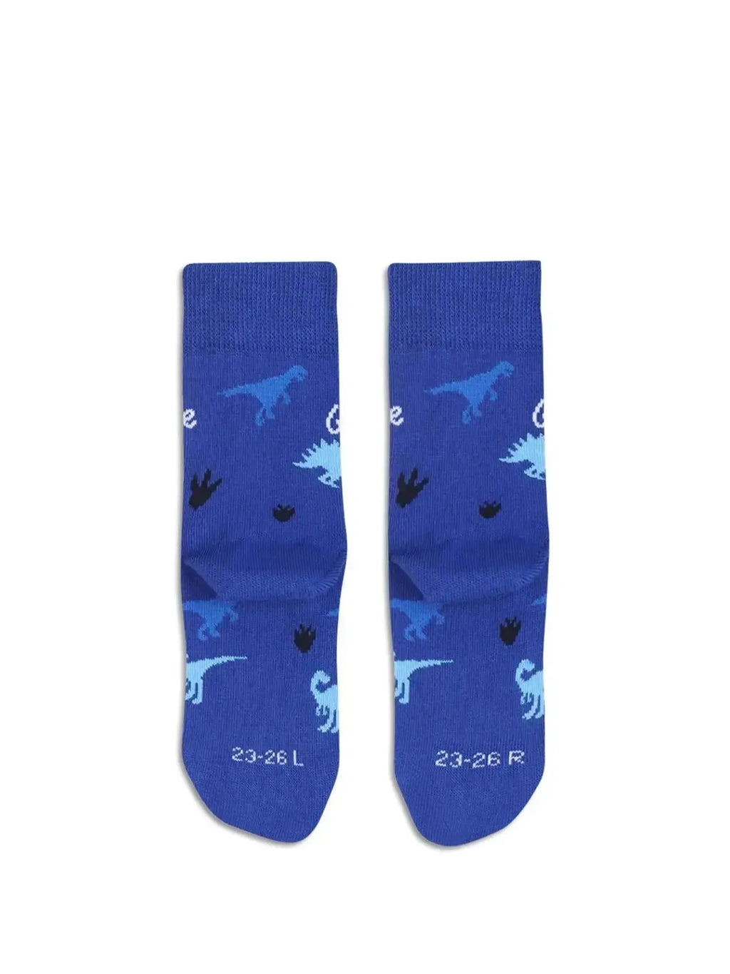Be Lenka Kids - Crew Dino Royal Blue - Calcetines barefoot