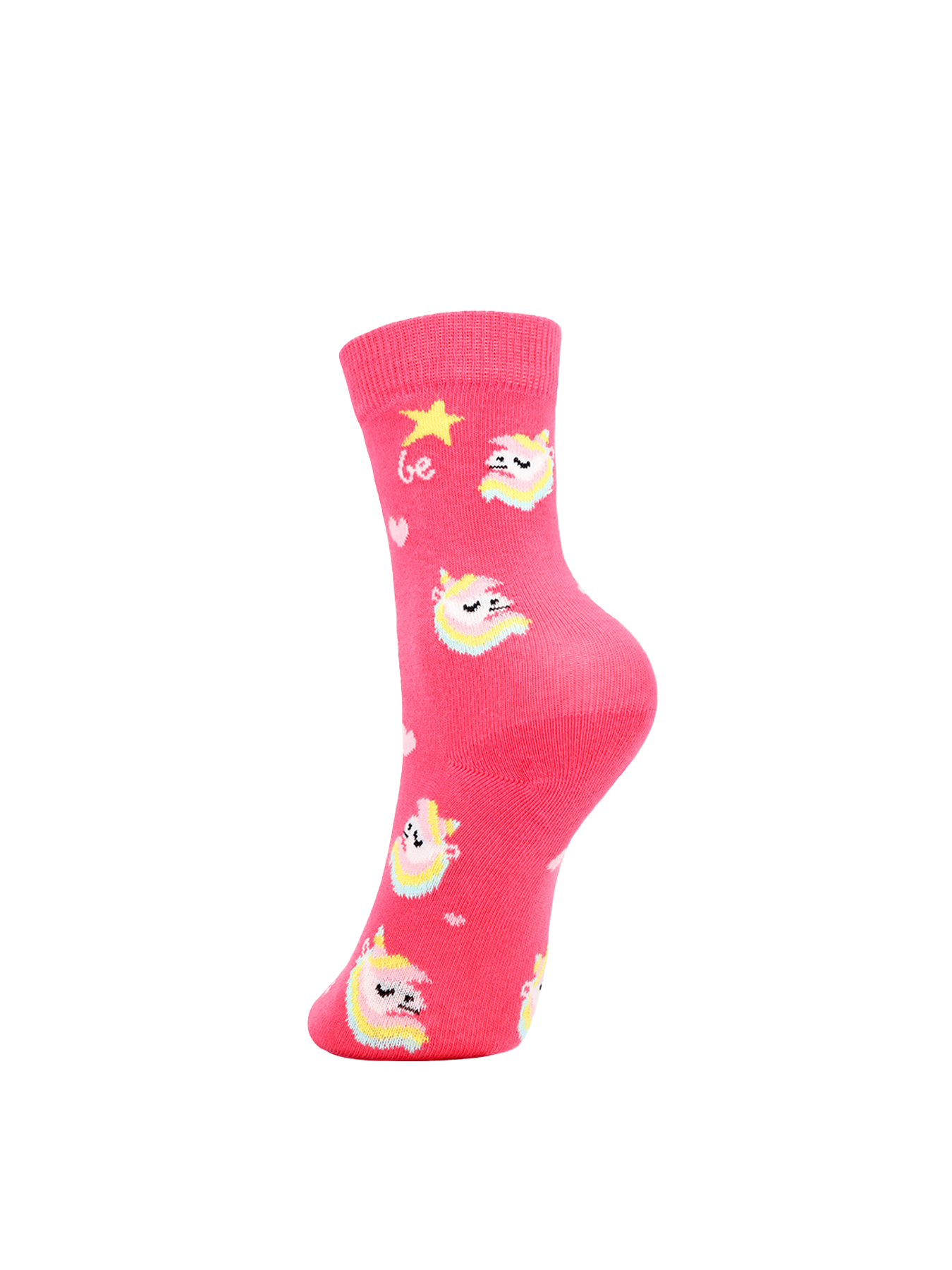 Be Lenka Kids - Crew Unicorn BubleGum Pink 3 pack - Calcetines barefoot-Be Lenka-Cacles Barefoot-Tienda de calzado barefoot respetuoso minimalista