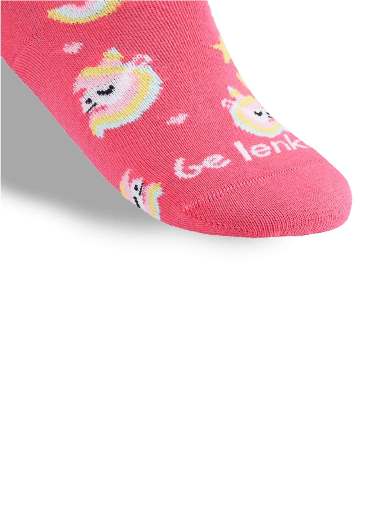 Be Lenka Kids - Crew Unicorn BubleGum Pink 3 pack - Calcetines barefoot - Cacles Barefoot