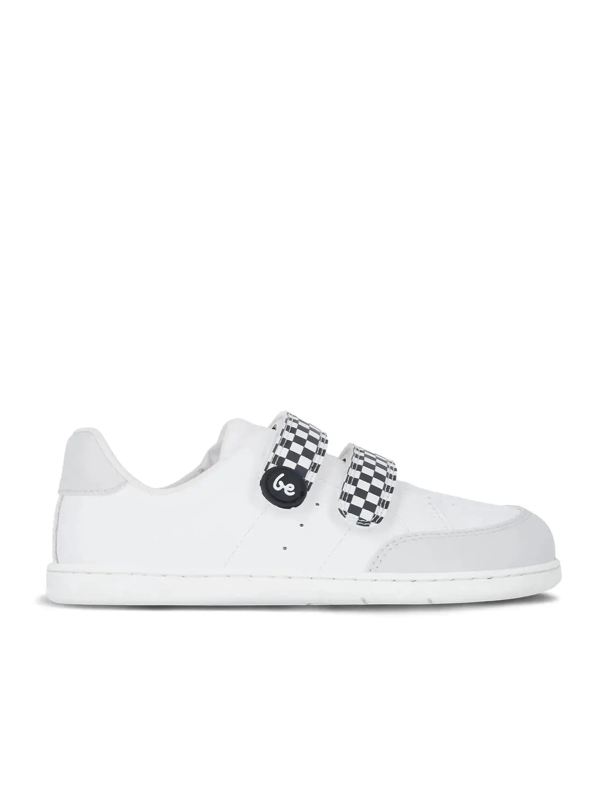 Be Lenka Kids - Energise Preschool White & Checkerboard - Zapatillas barefoot