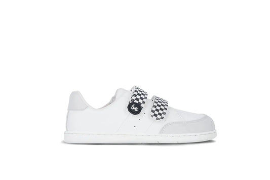 Be Lenka Kids - Energise White & Checkerboard - Zapatillas barefoot