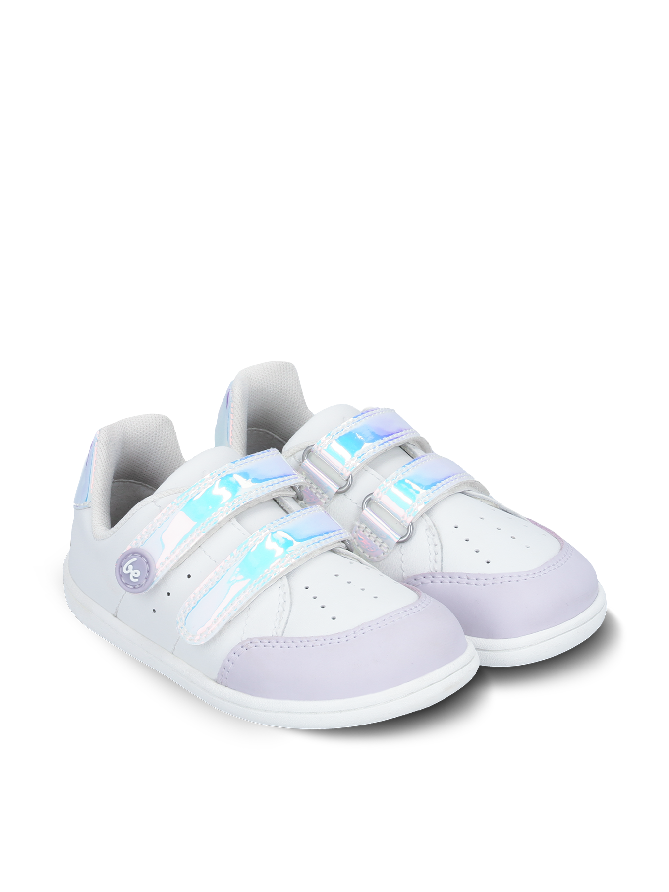 Be Lenka Kids - Energise White & Iridescent - Zapatillas barefoot-Be Lenka-Cacles Barefoot-Tienda de calzado barefoot respetuoso minimalista