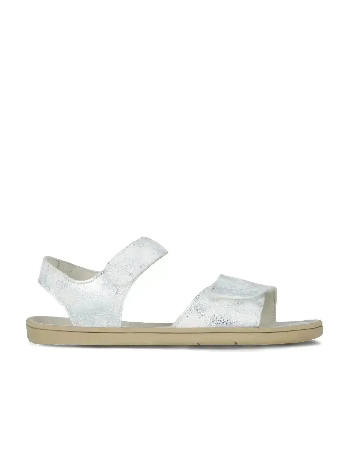 Be Lenka Kids - Miami Junior Off White Sparkle - Sandalias barefoot infantiles blanco