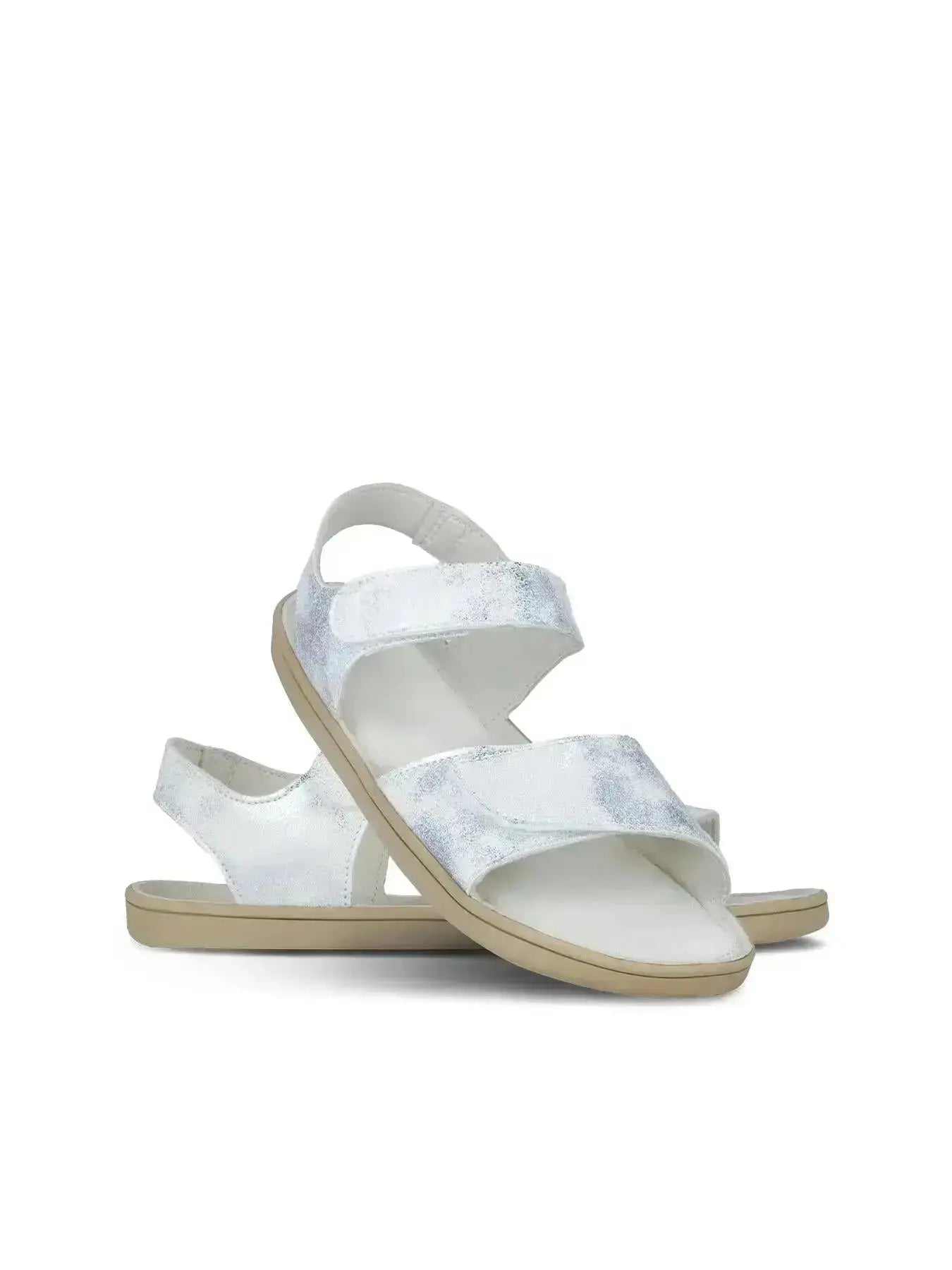 Be Lenka Kids - Miami Junior Off White Sparkle - Sandalias minimalistas