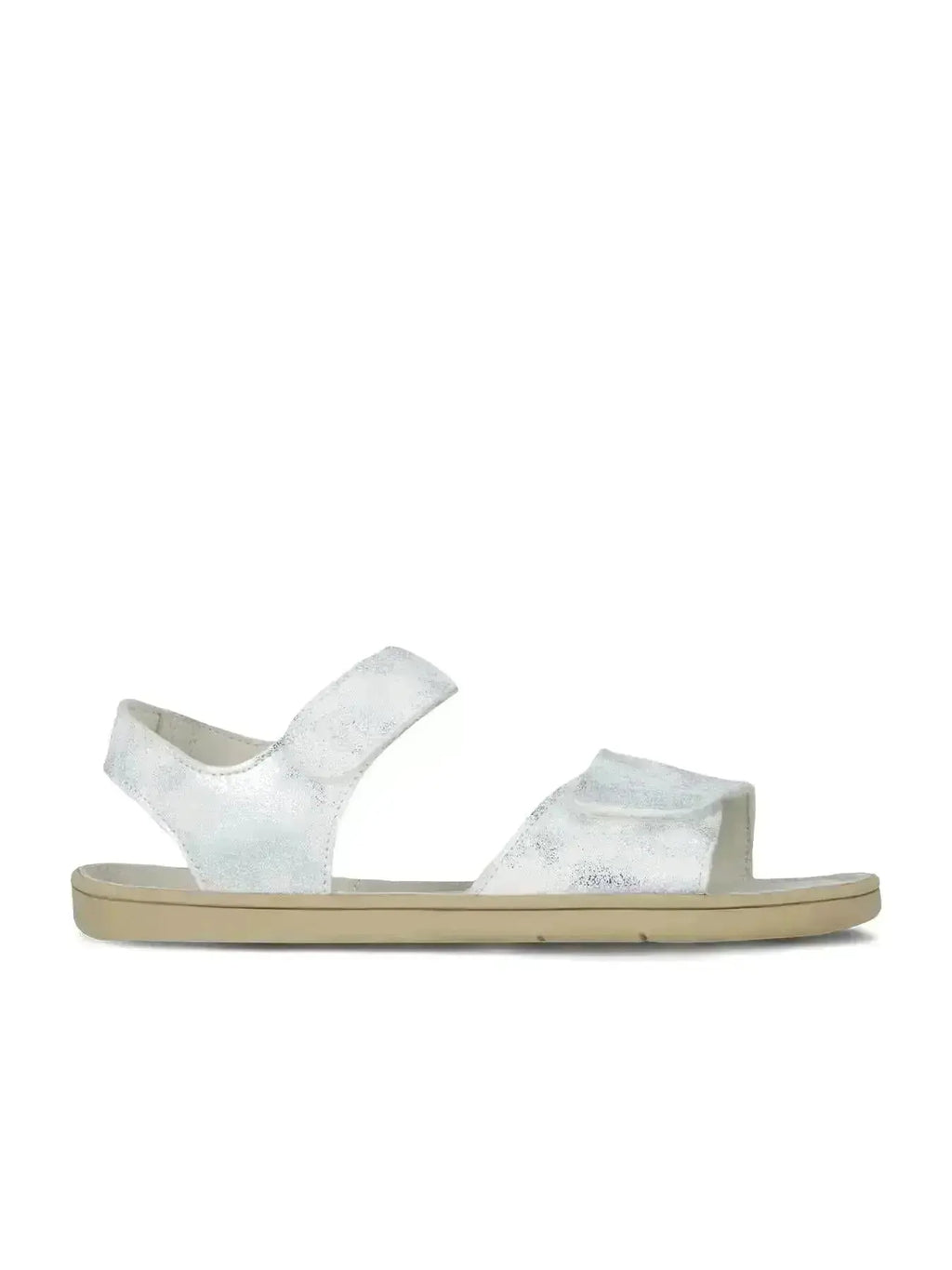 Be Lenka Kids - Miami Off White Sparkle - Sandalias barefoot infantiles blanco