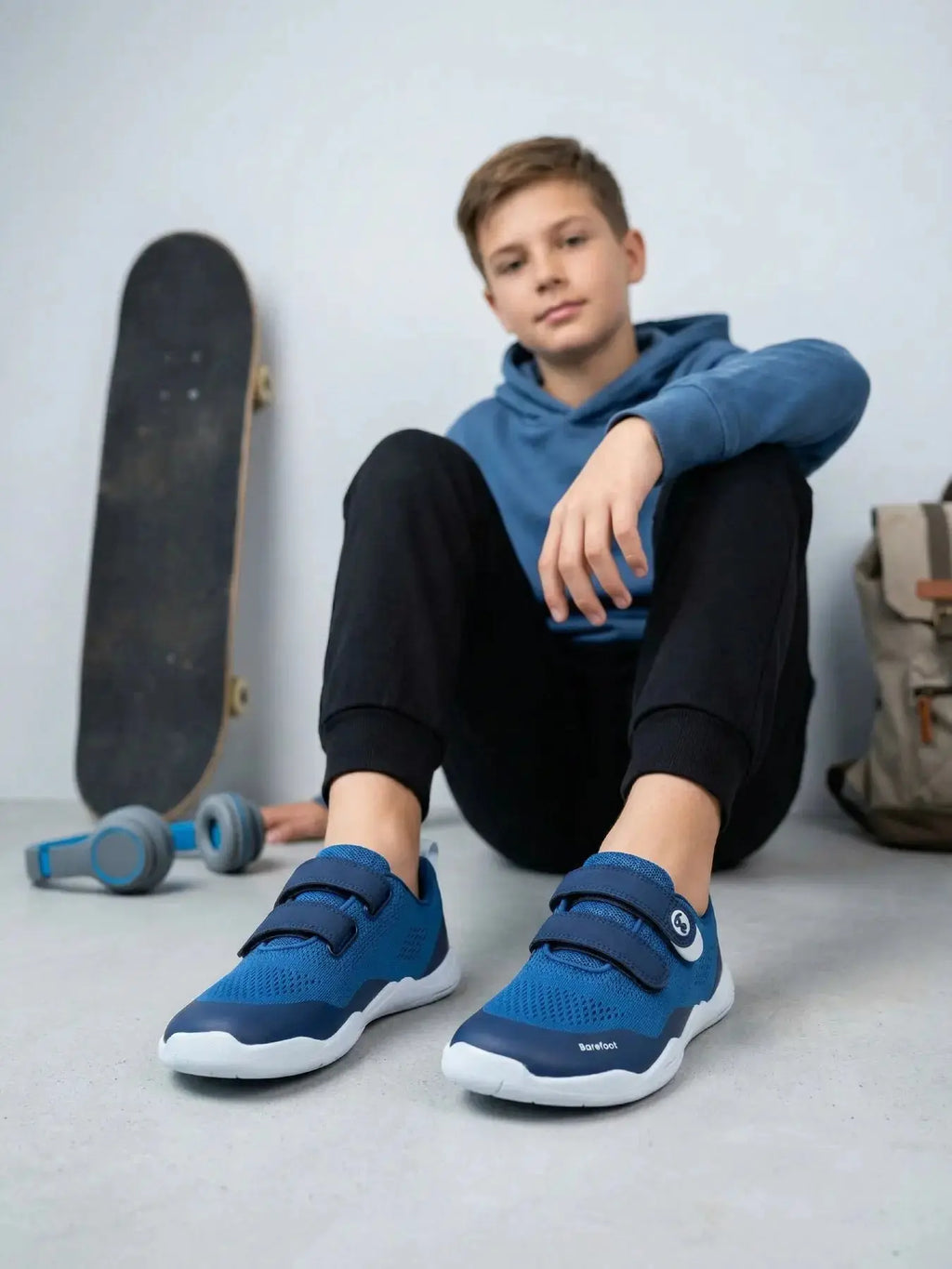 Be Lenka Kids - Nubo Junior Bleu - Chaussures barefoot