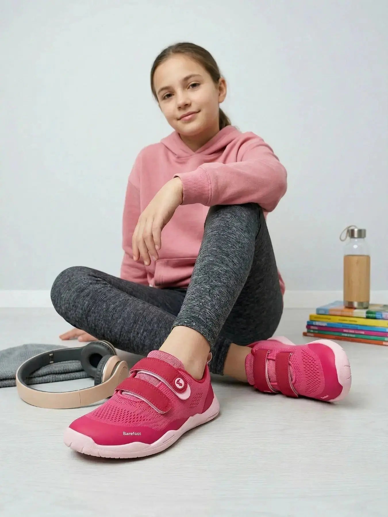 Be Lenka Kids - Nubo Junior Pink - Zapatillas barefoot