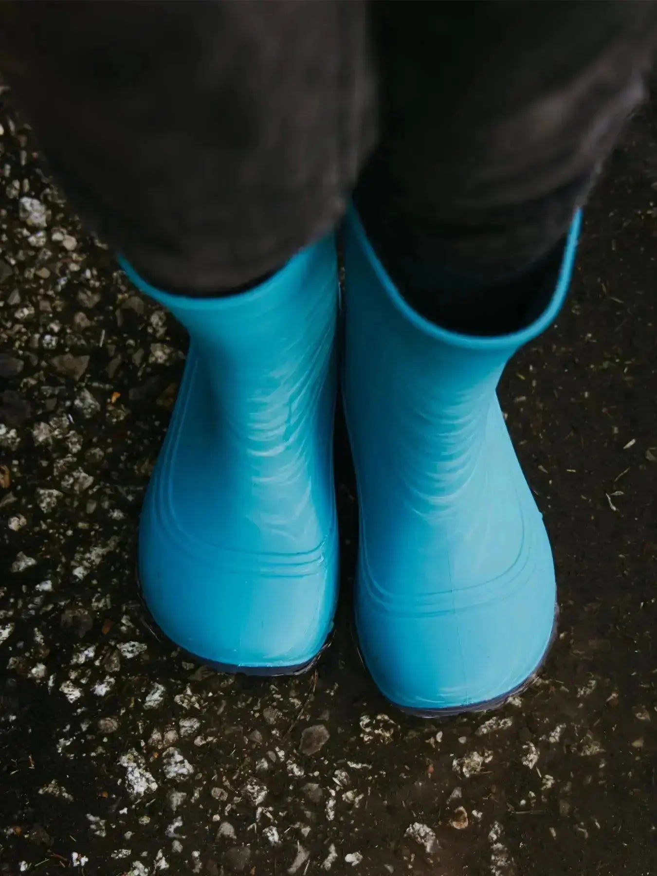 Be Lenka Kids - Pudds Aqua Blue - Bottes de pluie barefoot