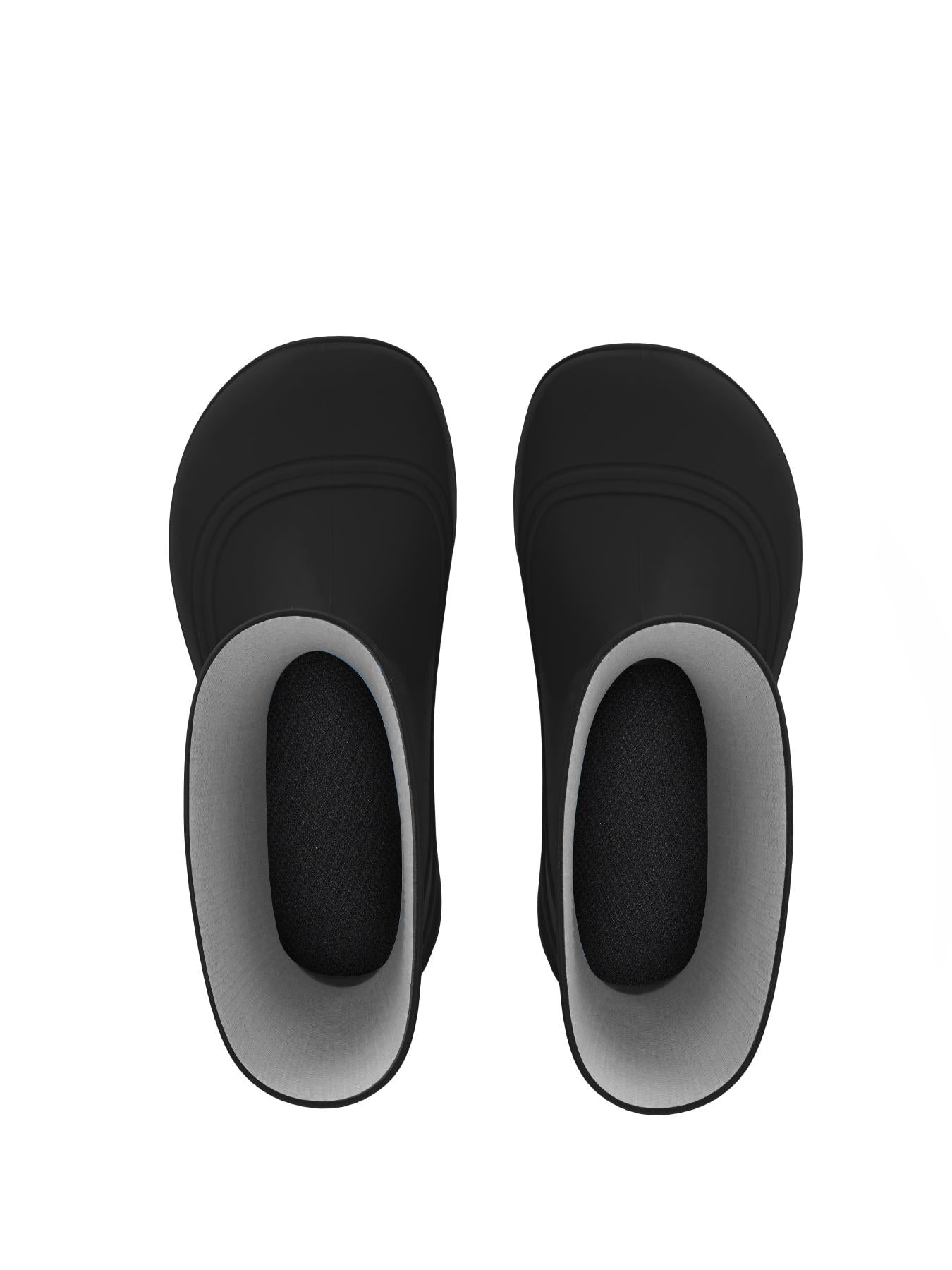 Be Lenka Kids - Pudds Black - Botas de agua barefoot
