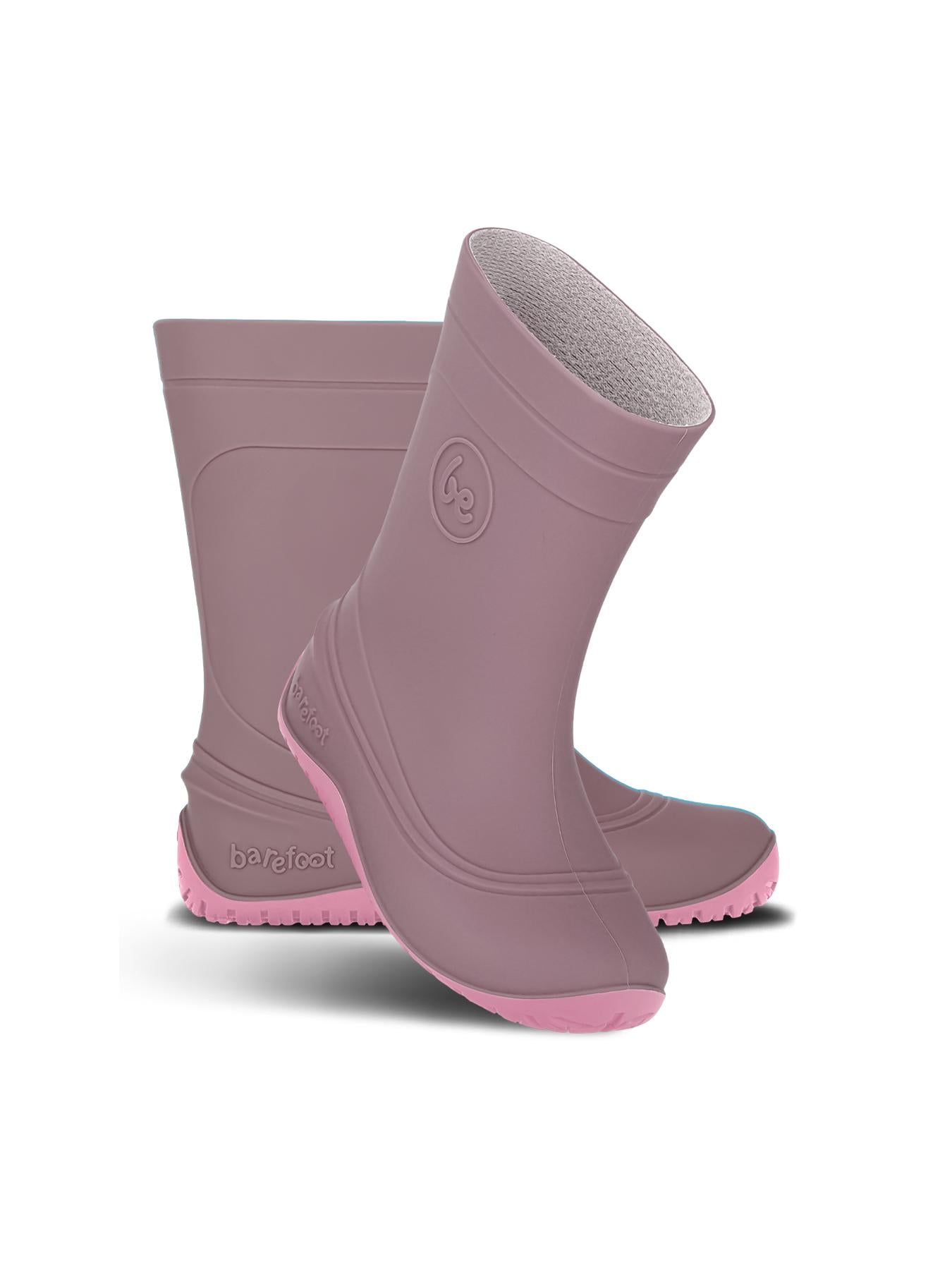 Be Lenka Kids - Pudds Misty Pink - Botas de agua barefoot