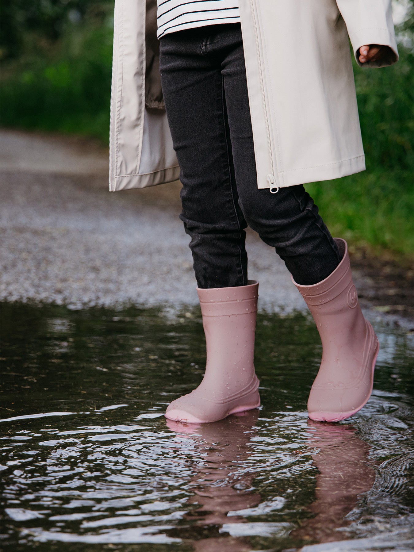 Be Lenka Kids - Pudds Misty Pink - Botas de agua barefoot
