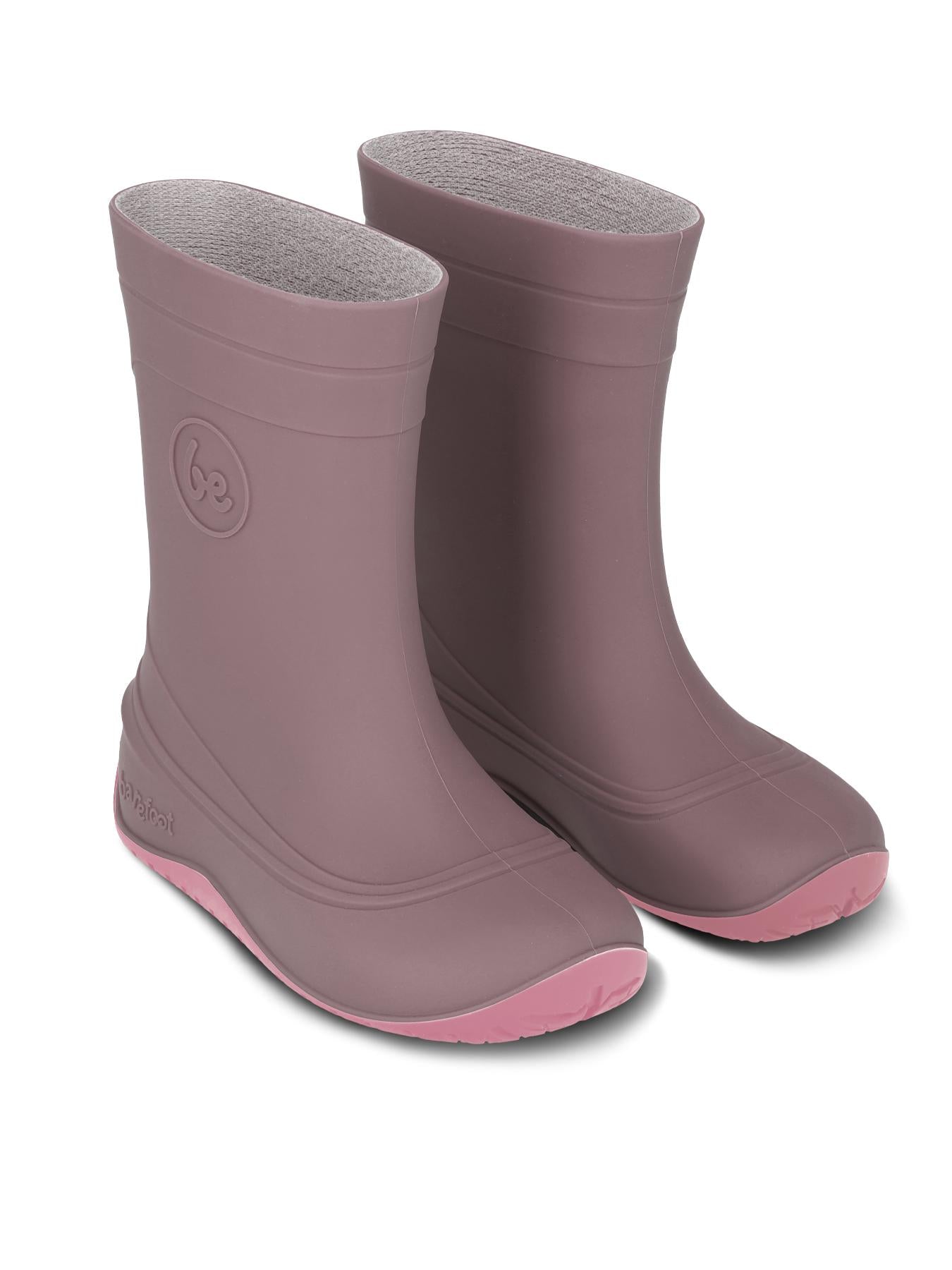 Be Lenka Kids - Pudds Misty Pink - Botas de agua barefoot