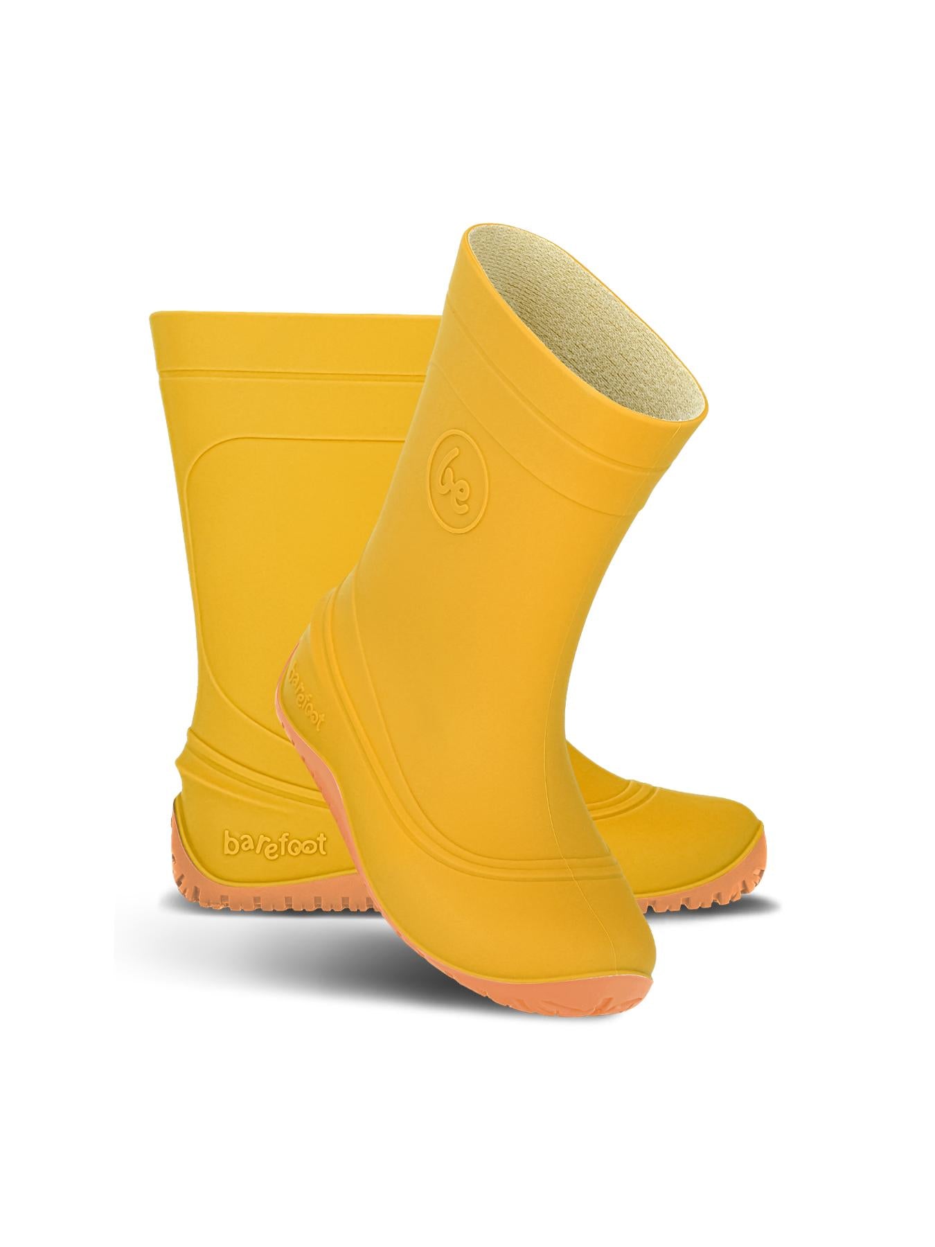Be Lenka Kids - Pudds Yellow - Botas de agua barefoot
