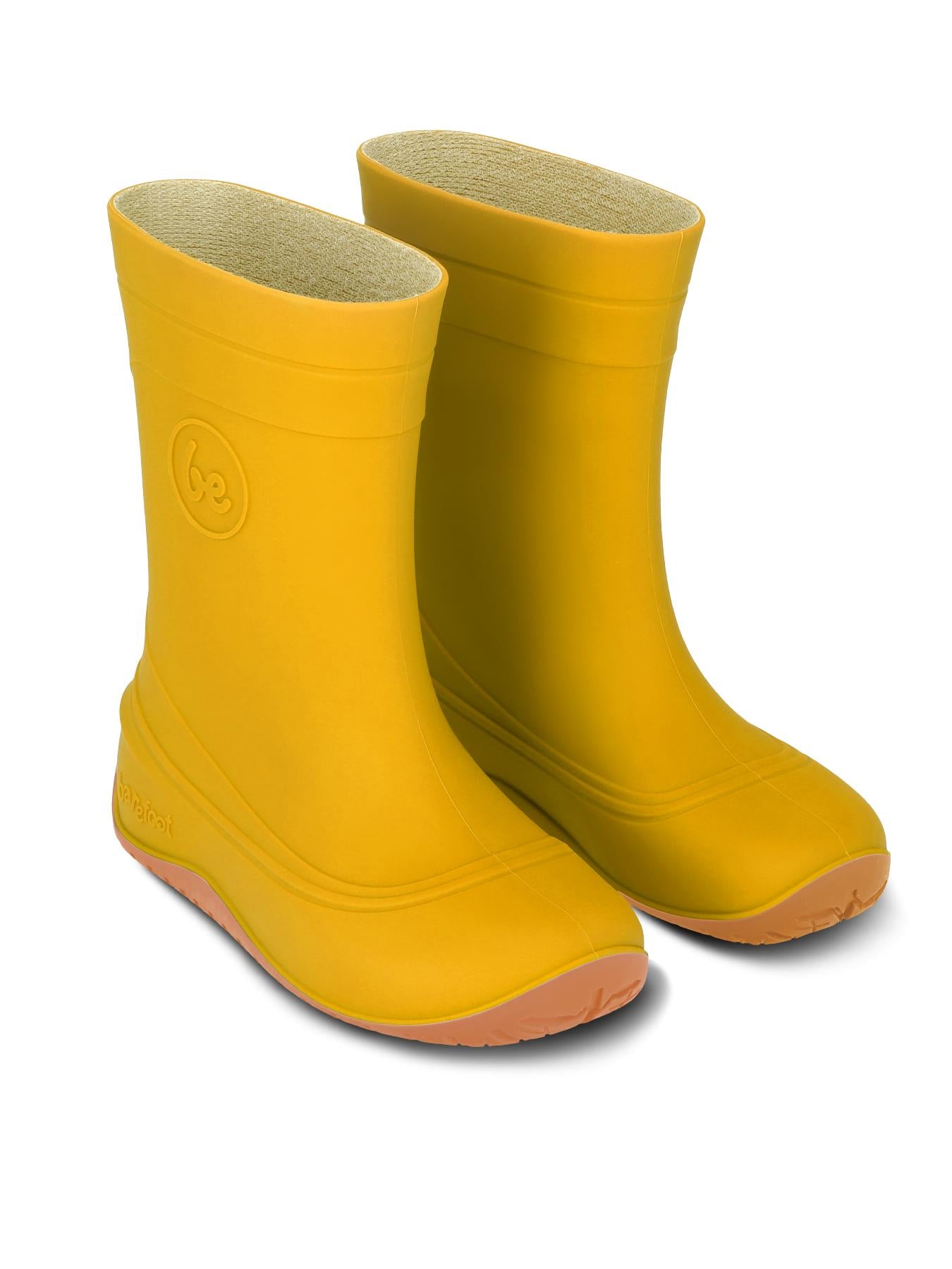 Be Lenka Kids - Pudds Yellow - Botas de agua barefoot