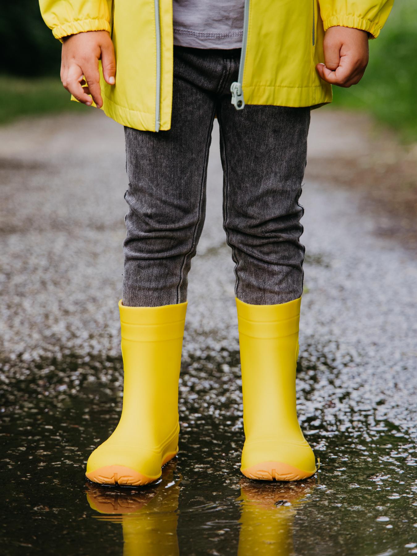 Be Lenka Kids - Pudds Yellow - Botas de agua barefoot