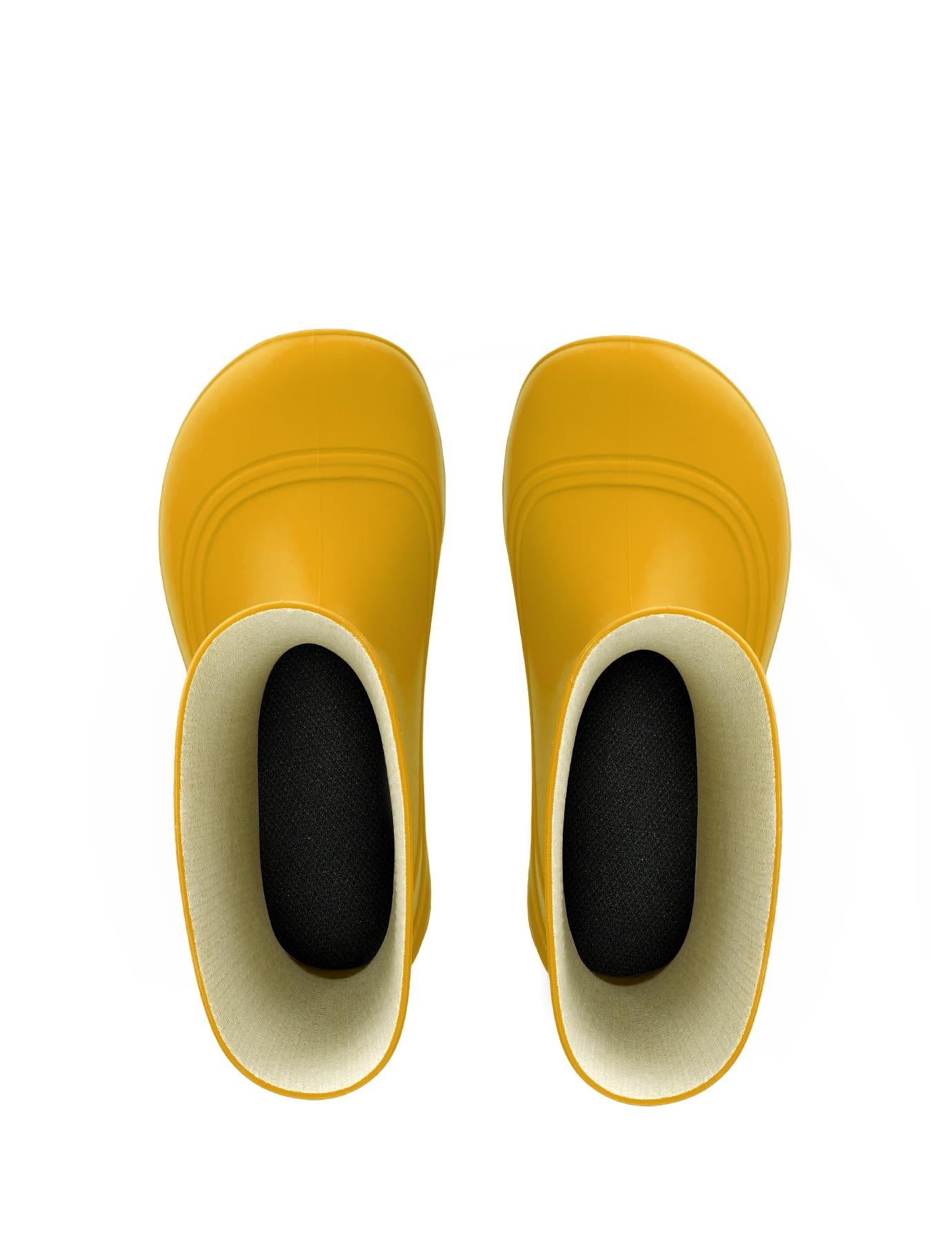 Be Lenka Kids - Pudds Yellow - Botas de agua barefoot