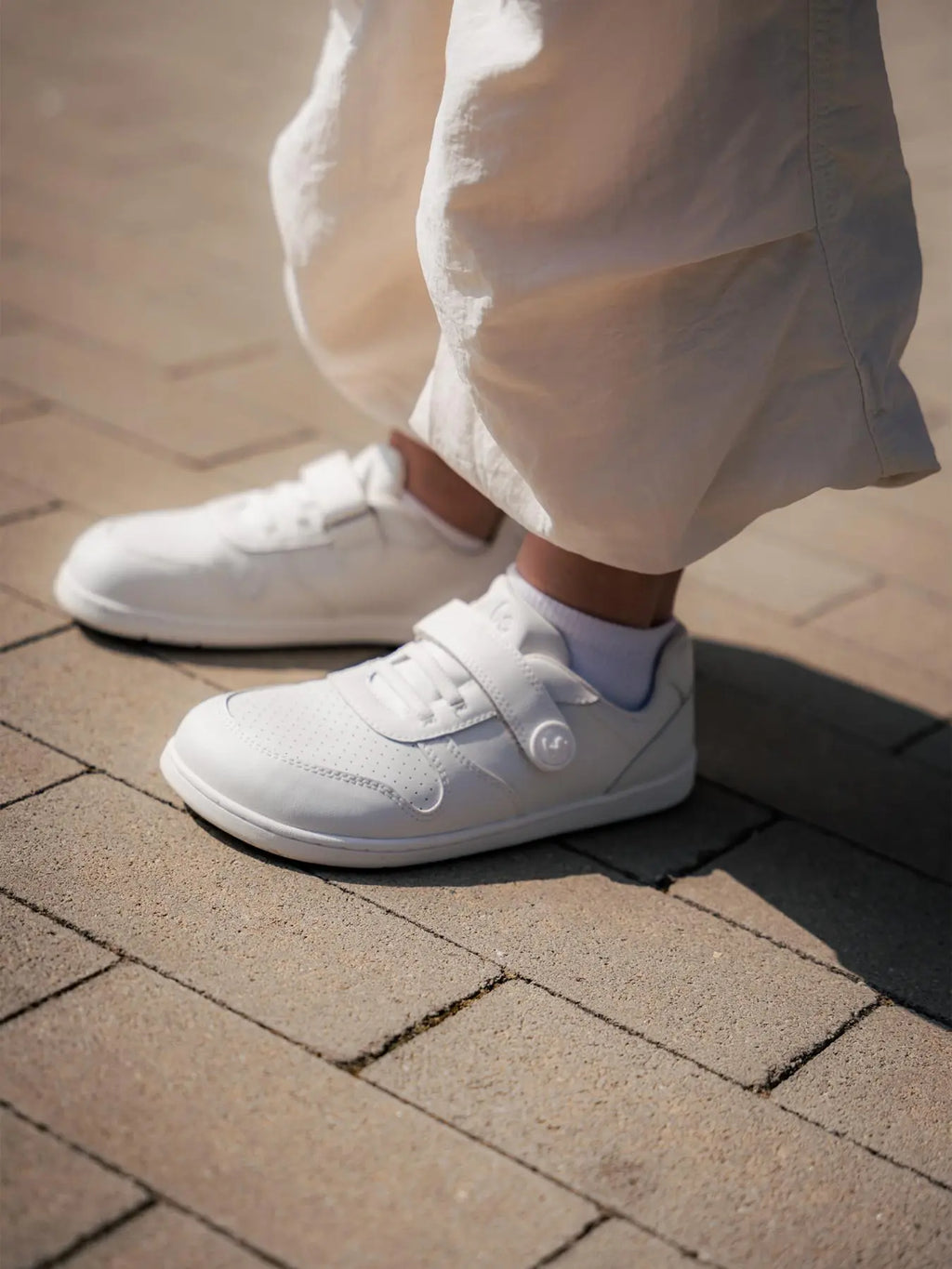 Be Lenka Kids - Scoot All White - Zapatillas Barefoot