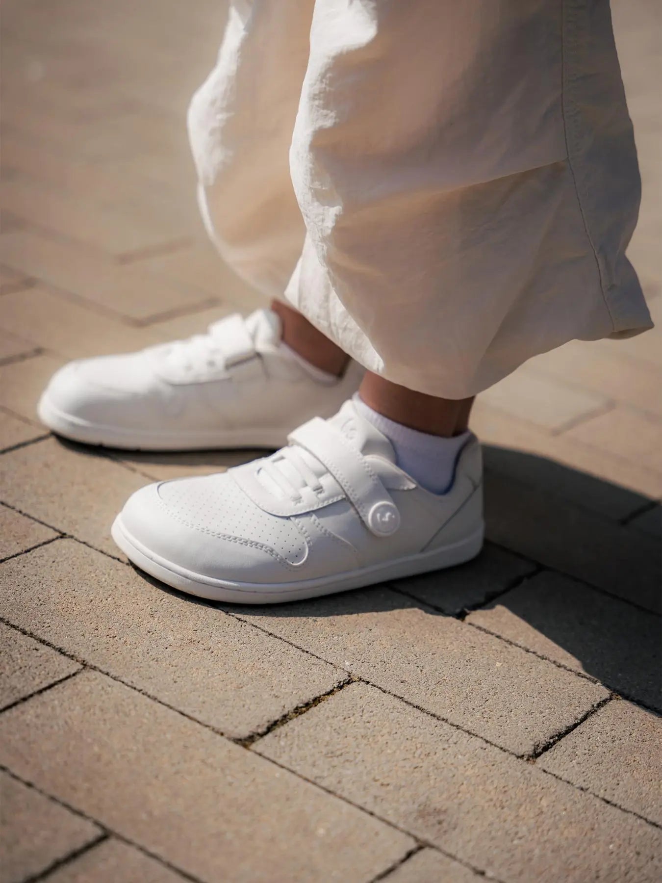 Be Lenka Kids - Scoot All White - Zapatillas Barefoot