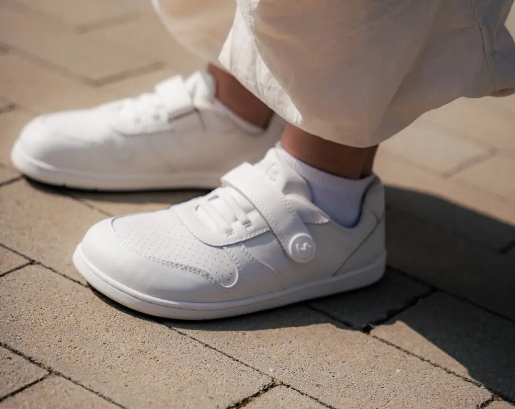 Be Lenka Kids - Scoot All White - Zapatillas Barefoot