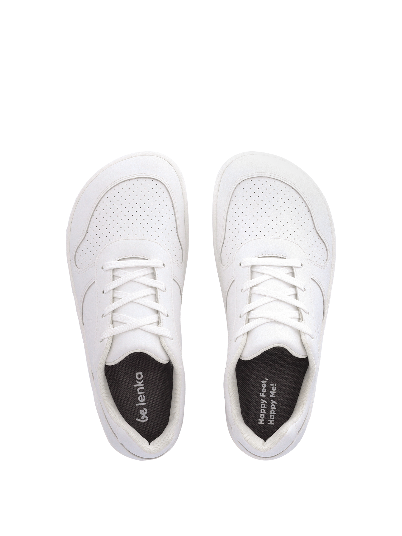 Be Lenka Kids - Scoot Junior All White - Zapatillas barefoot-Be Lenka-Cacles Barefoot-Tienda de calzado barefoot respetuoso minimalista
