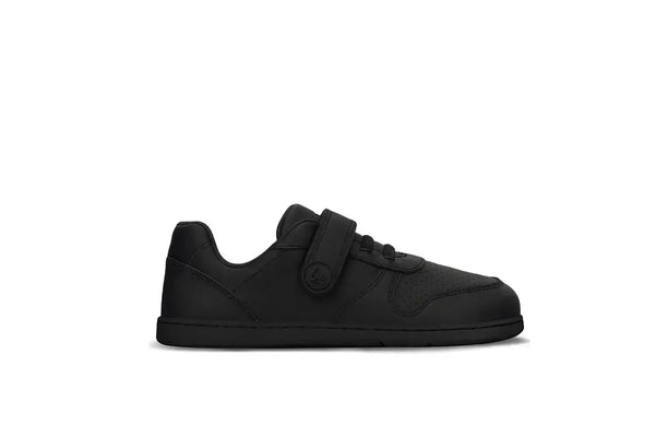 Be Lenka Kids - Scoot Kids All Black - Zapatos colegiales barefoot infantiles negros