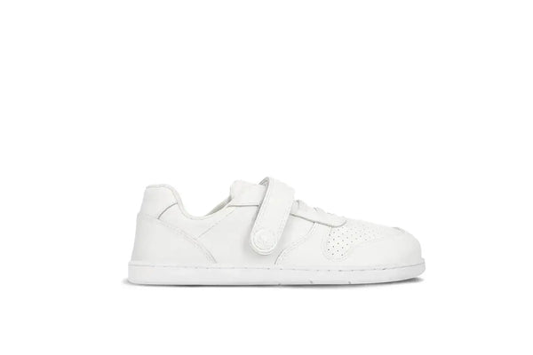 Be Lenka Kids - Scoot Kids All White - Zapatillas colegiales barefoot infantiles blancas