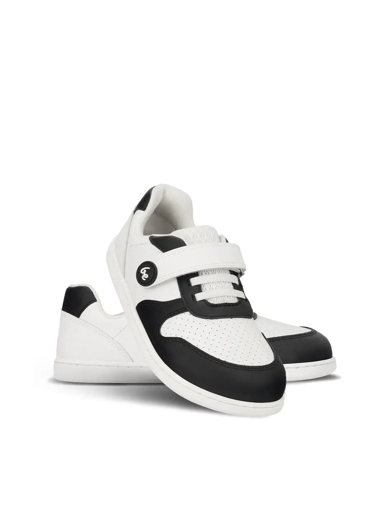 Be Lenka Kids - Scoot White & Black - Zapatillas Barefoot