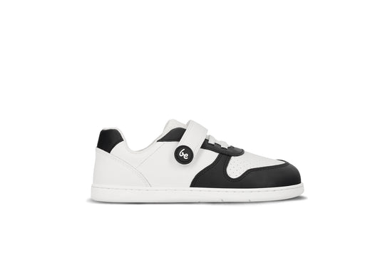 Be Lenka Kids - Scoot White & Black - Zapatillas Barefoot-Be Lenka-Cacles Barefoot-Tienda de calzado barefoot respetuoso minimalista