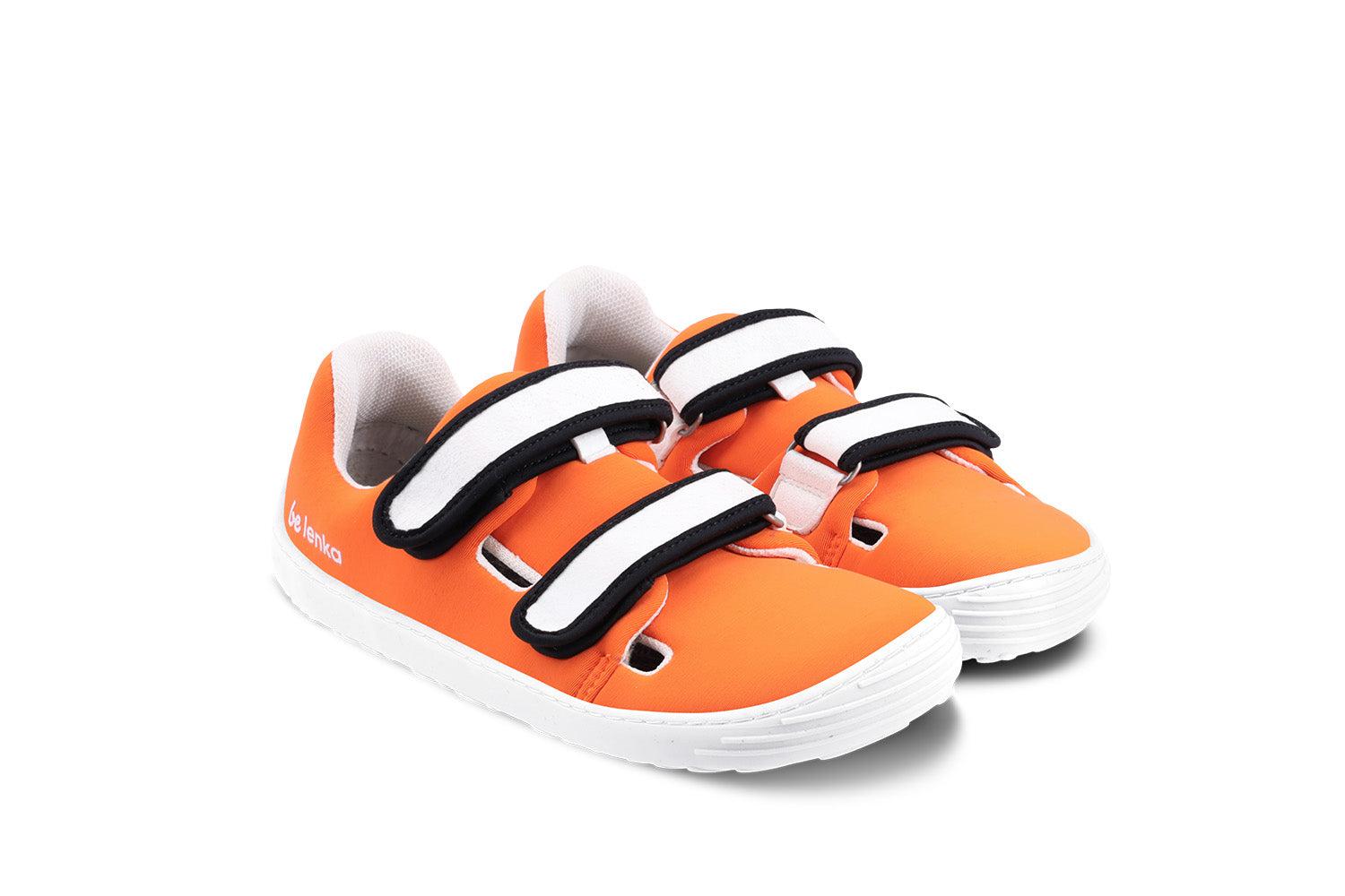 Be Lenka Kids - Seasiders Orangy - Sandalias barefoot-Be Lenka-Cacles Barefoot-Tienda de calzado barefoot respetuoso minimalista