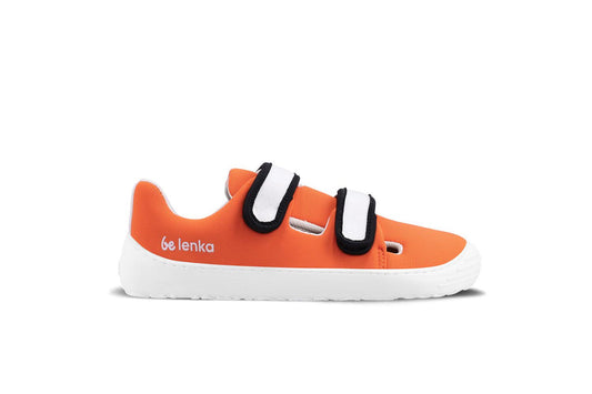 Be Lenka Kids - Seasiders Orangy - Sandalias barefoot-Be Lenka-Cacles Barefoot-Tienda de calzado barefoot respetuoso minimalista