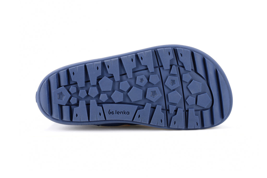 Be Lenka Kids - Snowfox Blue - Barefoot Snow Boots