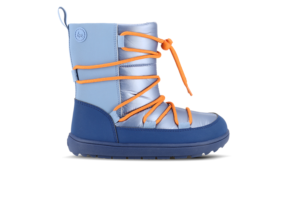 Be Lenka Kids - Snowfox Blue - Barefoot Snow Boots