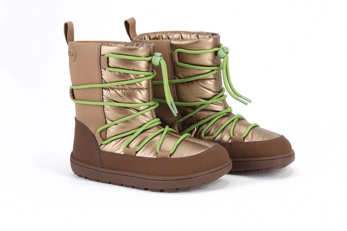 Be Lenka Kids - Snowfox Brown - Botas de neve barefoot