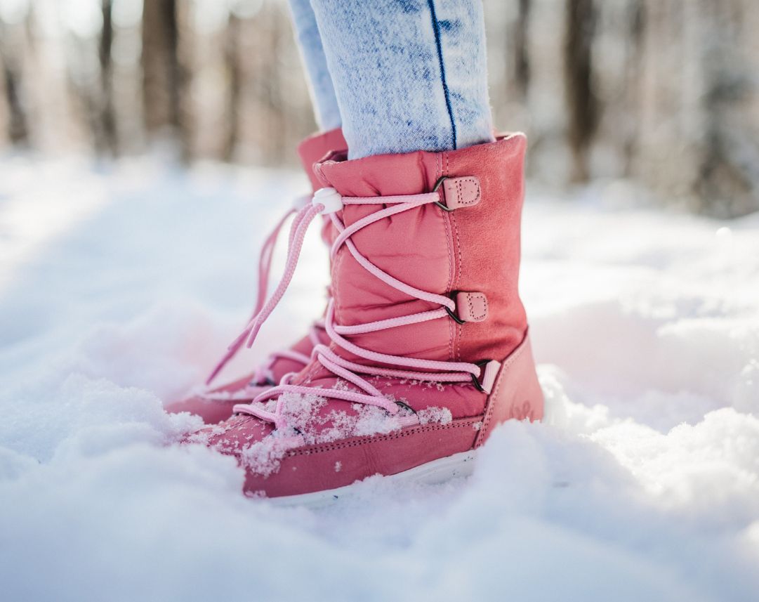 Be Lenka Kids - Snowfox Kids 2.0 Rose Pink - Botas de invierno barefoot