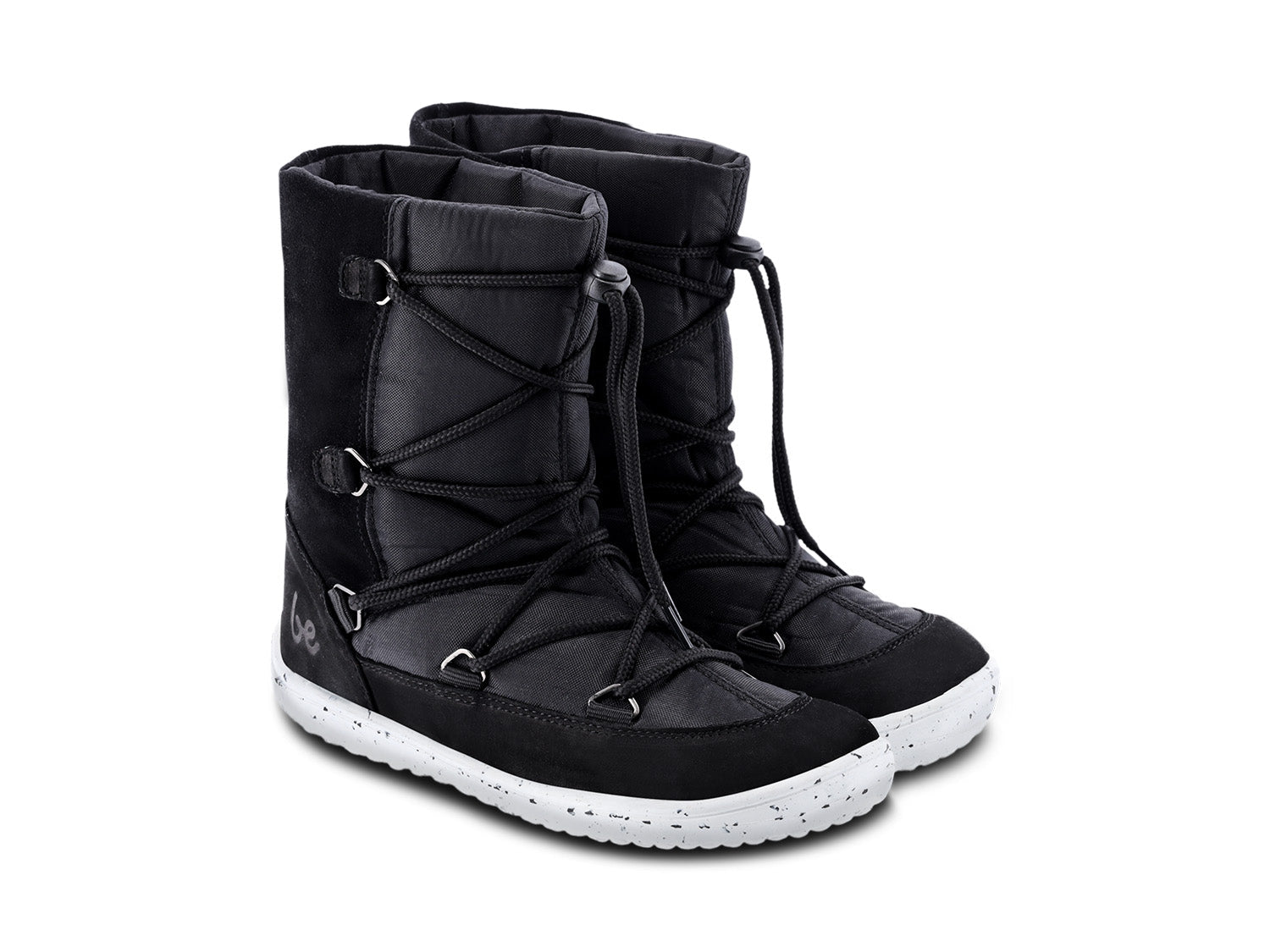 Winter Kids Barefoot Be Lenka Snowfox Kids 2.0 - Black-Be Lenka-Cacles Barefoot