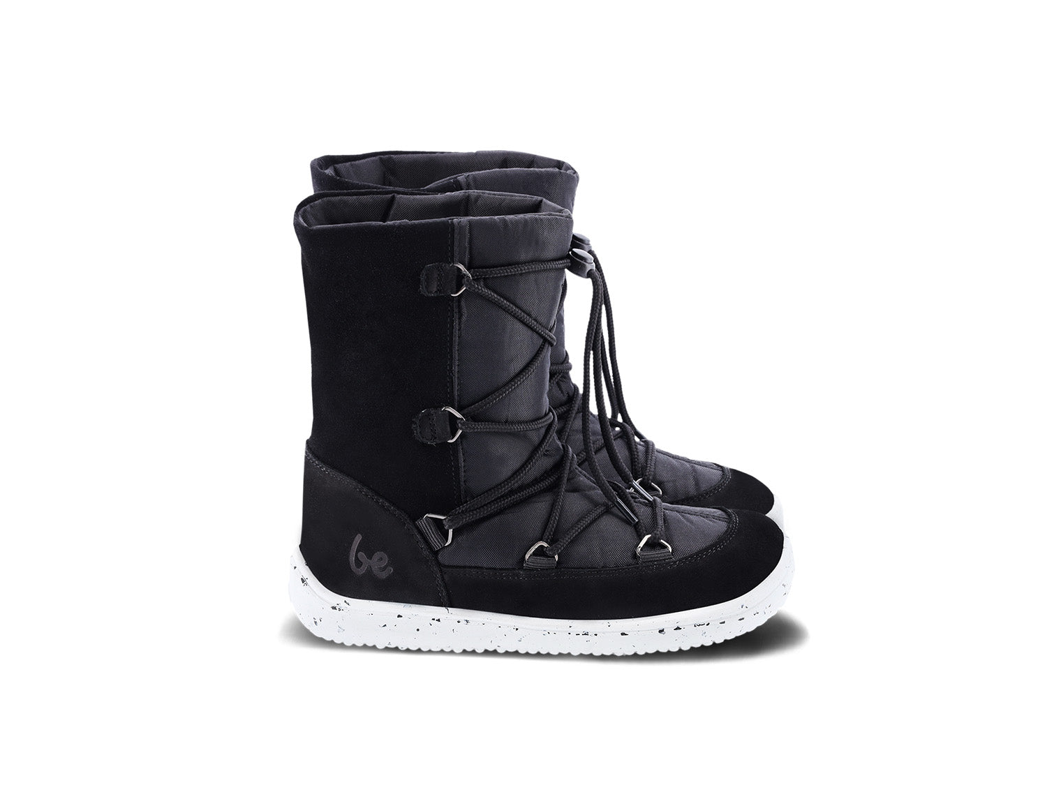 Winter Kids Barefoot Be Lenka Snowfox Kids 2.0 - Black-Be Lenka-Cacles Barefoot