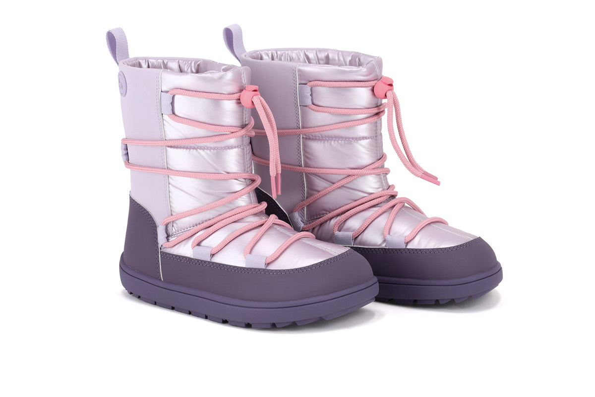 Be Lenka Kids - Snowfox Purple - Botas de neve barefoot