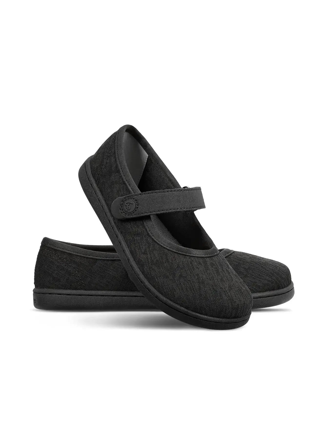 Be Lenka Kids - Tinkee All Black Sparkle - Bailarinas barefoot