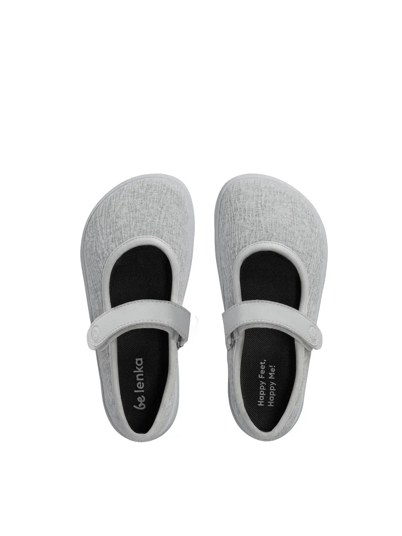 Be Lenka Kids - Tinkee White Sparkle - Bailarinas barefoot