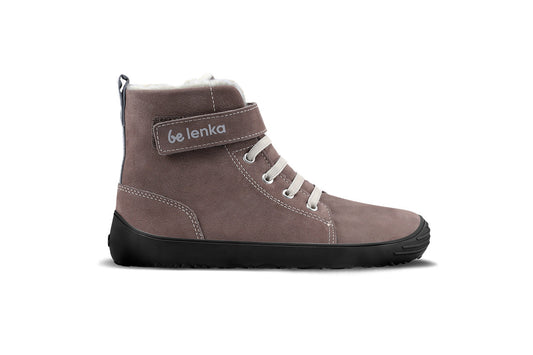 Be Lenka Kids - Winter Chocolate - Botines de invierno barefoot-Be Lenka-Cacles Barefoot-Tienda de calzado barefoot respetuoso minimalista
