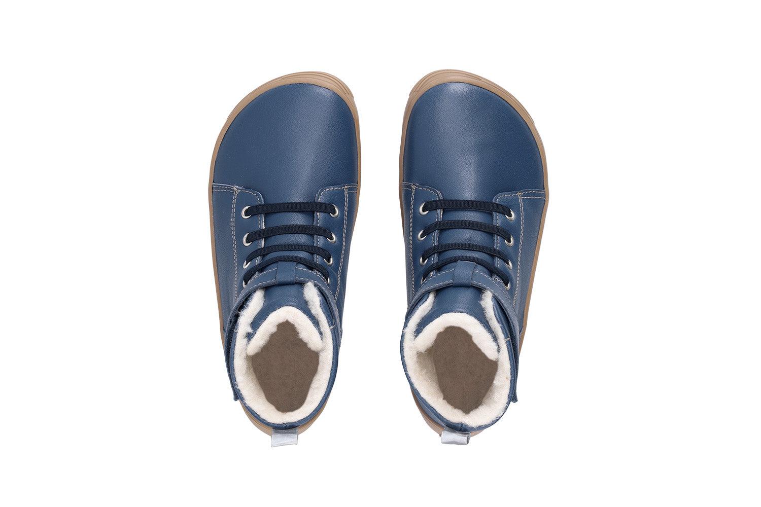 Be Lenka Kids - Winter Ocean Blue - Botines de invierno barefoot-Be Lenka-Cacles Barefoot-Tienda de calzado barefoot respetuoso minimalista