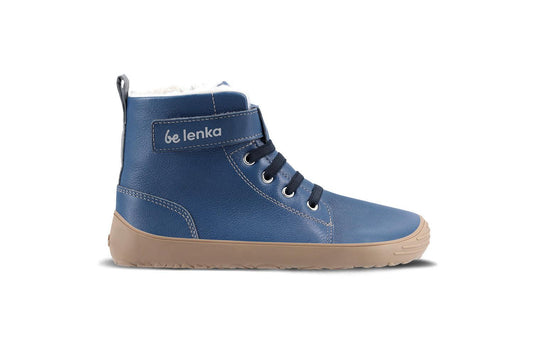 Be Lenka Kids - Winter Ocean Blue - Botines de invierno barefoot-Be Lenka-Cacles Barefoot-Tienda de calzado barefoot respetuoso minimalista