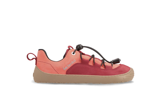 Be Lenka Kids - Xplorer Dark Red & Coral - Deportivas barefoot-Be Lenka-Cacles Barefoot-Tienda de calzado barefoot respetuoso minimalista