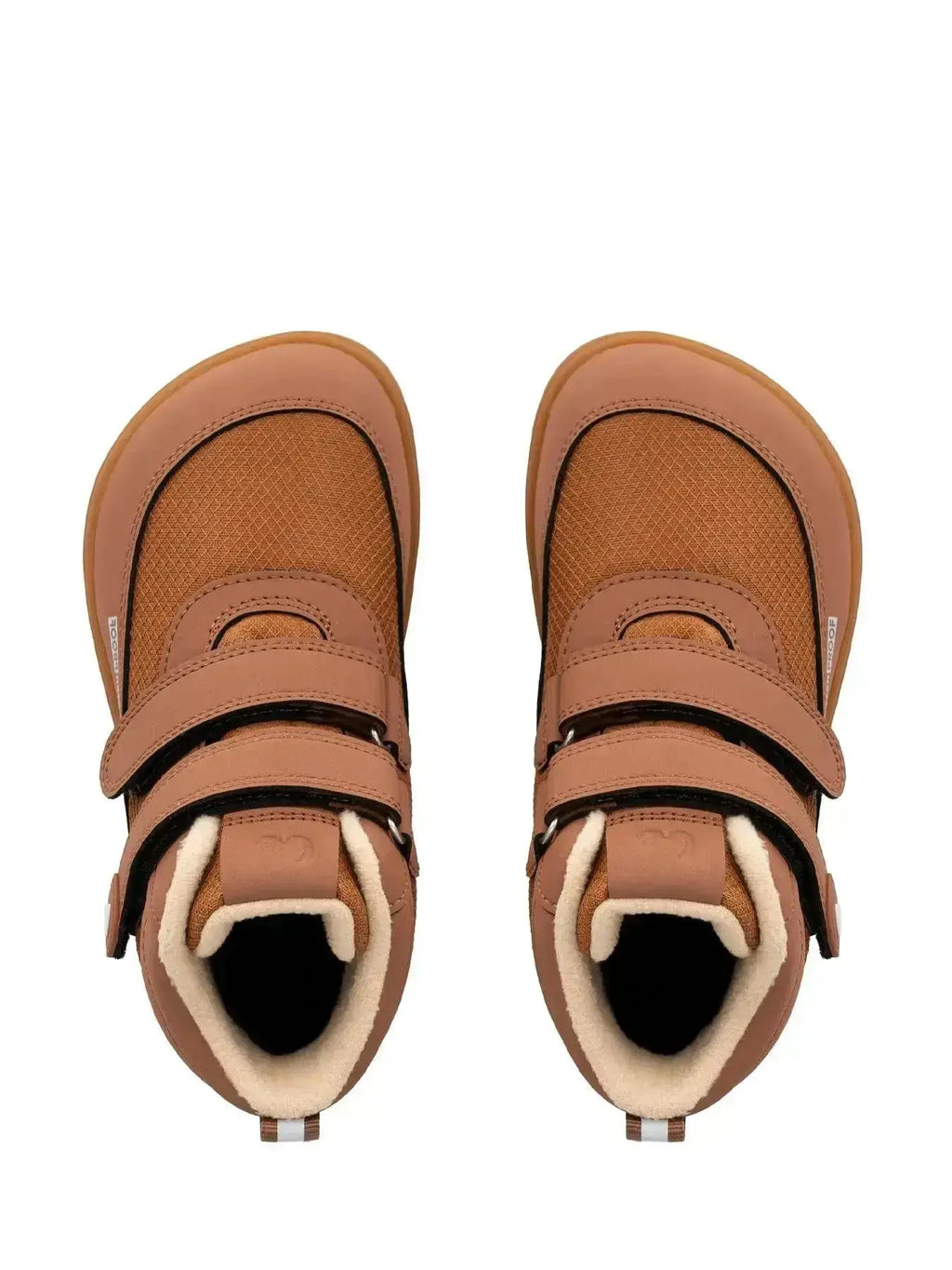 Be Lenka Kids - Zippu All Brown - Zapatos barefoot de invierno