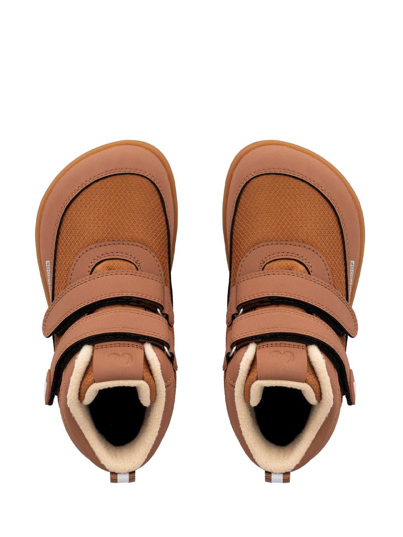 Be Lenka Kids - Zippu All Brown - Zapatos barefoot de invierno