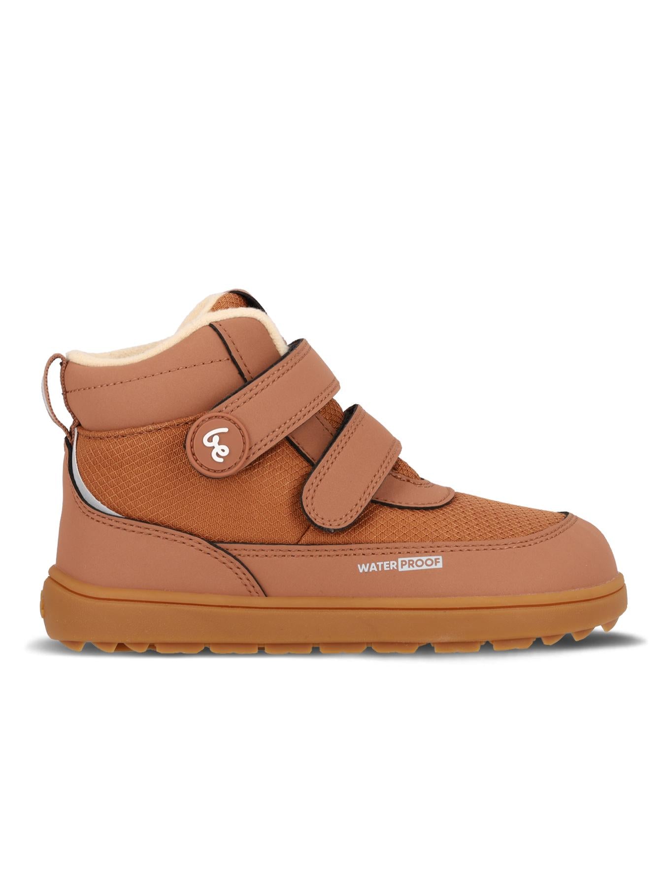 Be Lenka Kids - Zippu All Brown - Zapatos barefoot de invierno