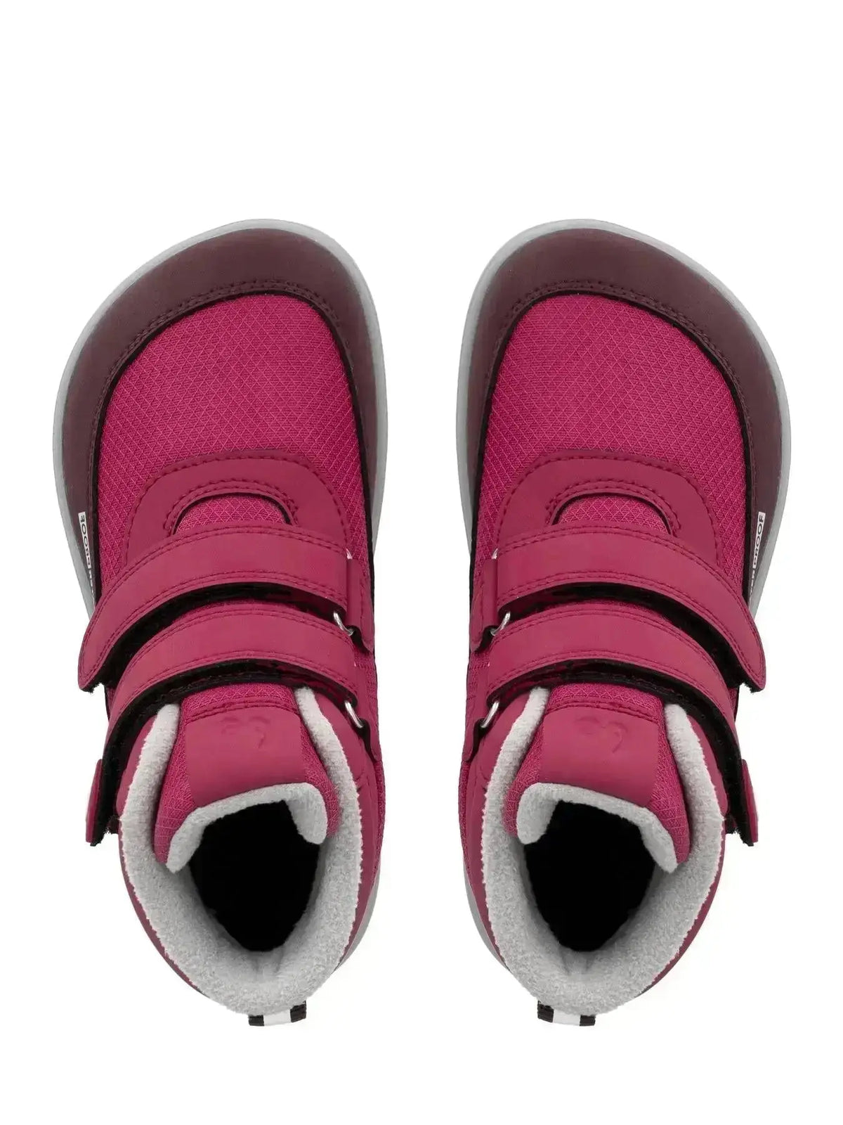 Be Lenka Kids - Zippu Berry & Grey - Zapatos barefoot de invierno