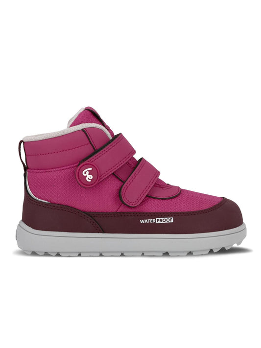 Be Lenka Kids - Zippu Berry & Grey - Zapatos barefoot de invierno - Cacles Barefoot